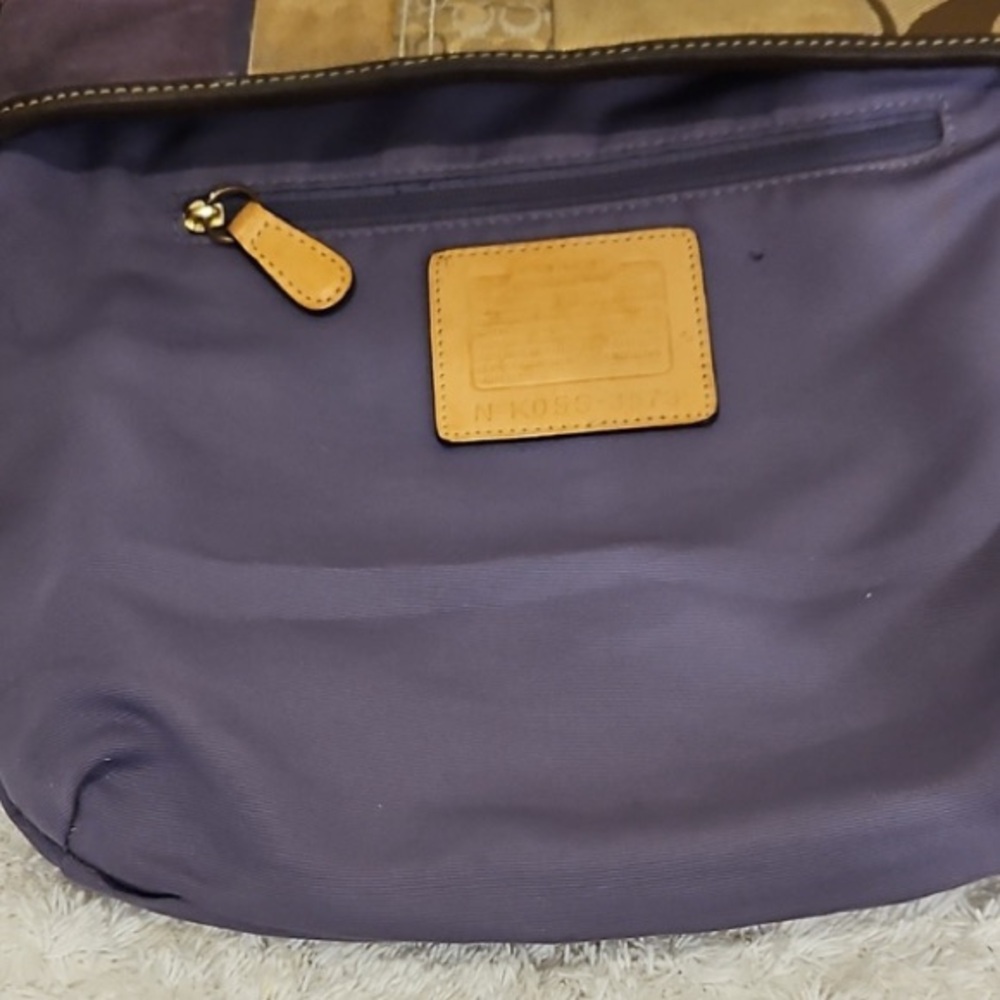 Coach Holiday Patchwork Handbag/ Shoulder Bag. Limited Addition. Y2K - Picture 11 of 16